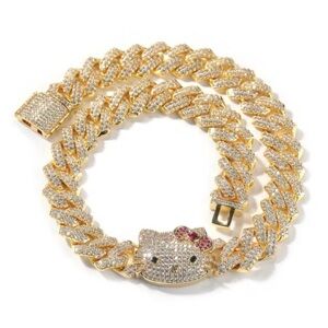 Hello Kitty Necklace gold 16 inch